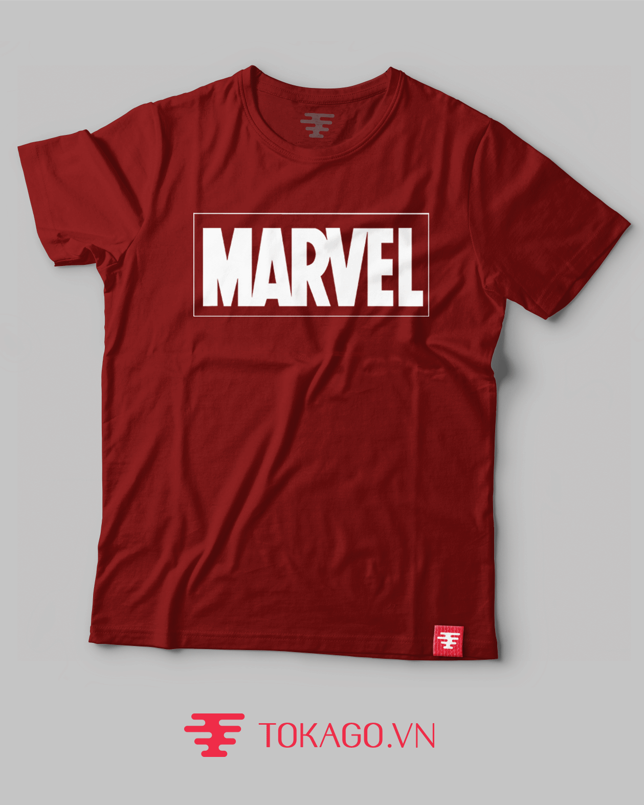 Official Marvel Logo Red T-shirt