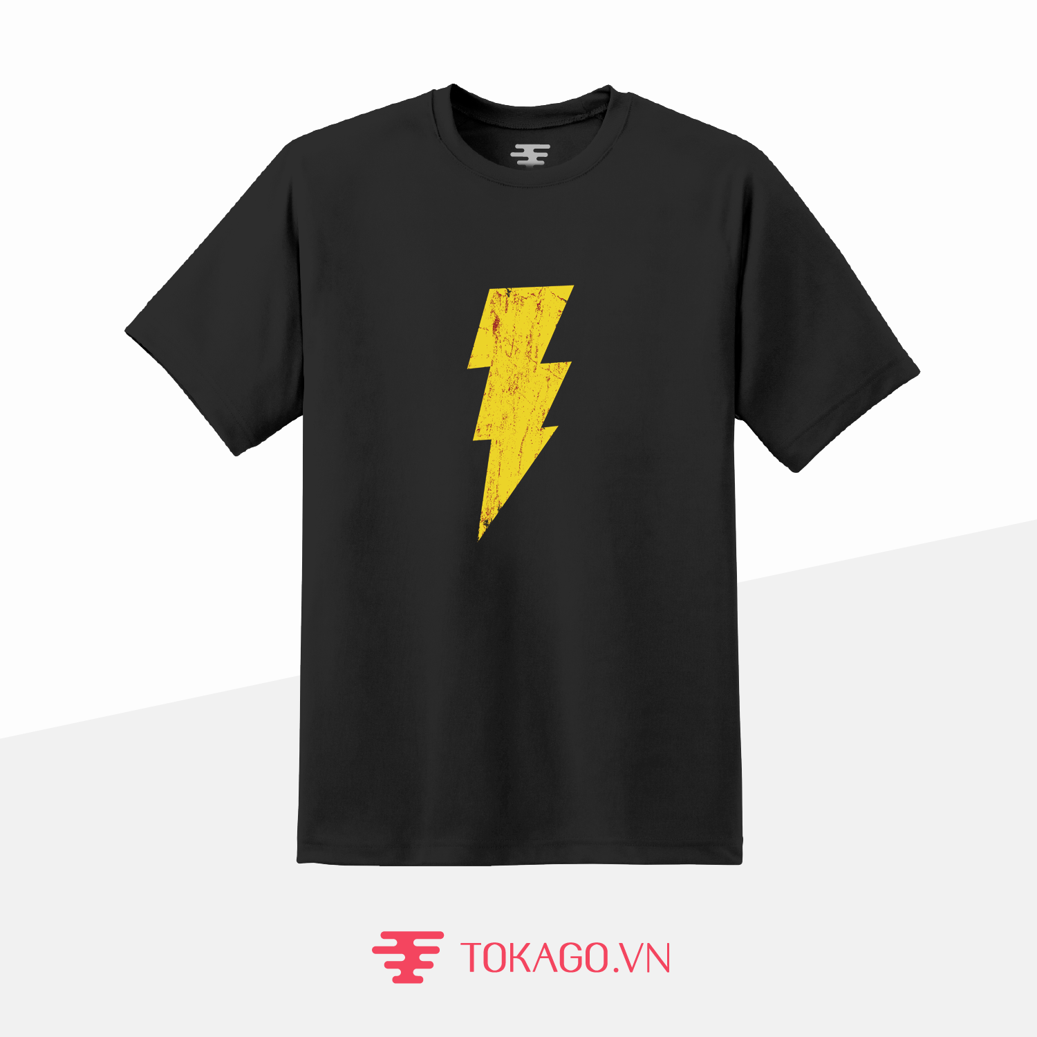 Shazam lightning bolt Black