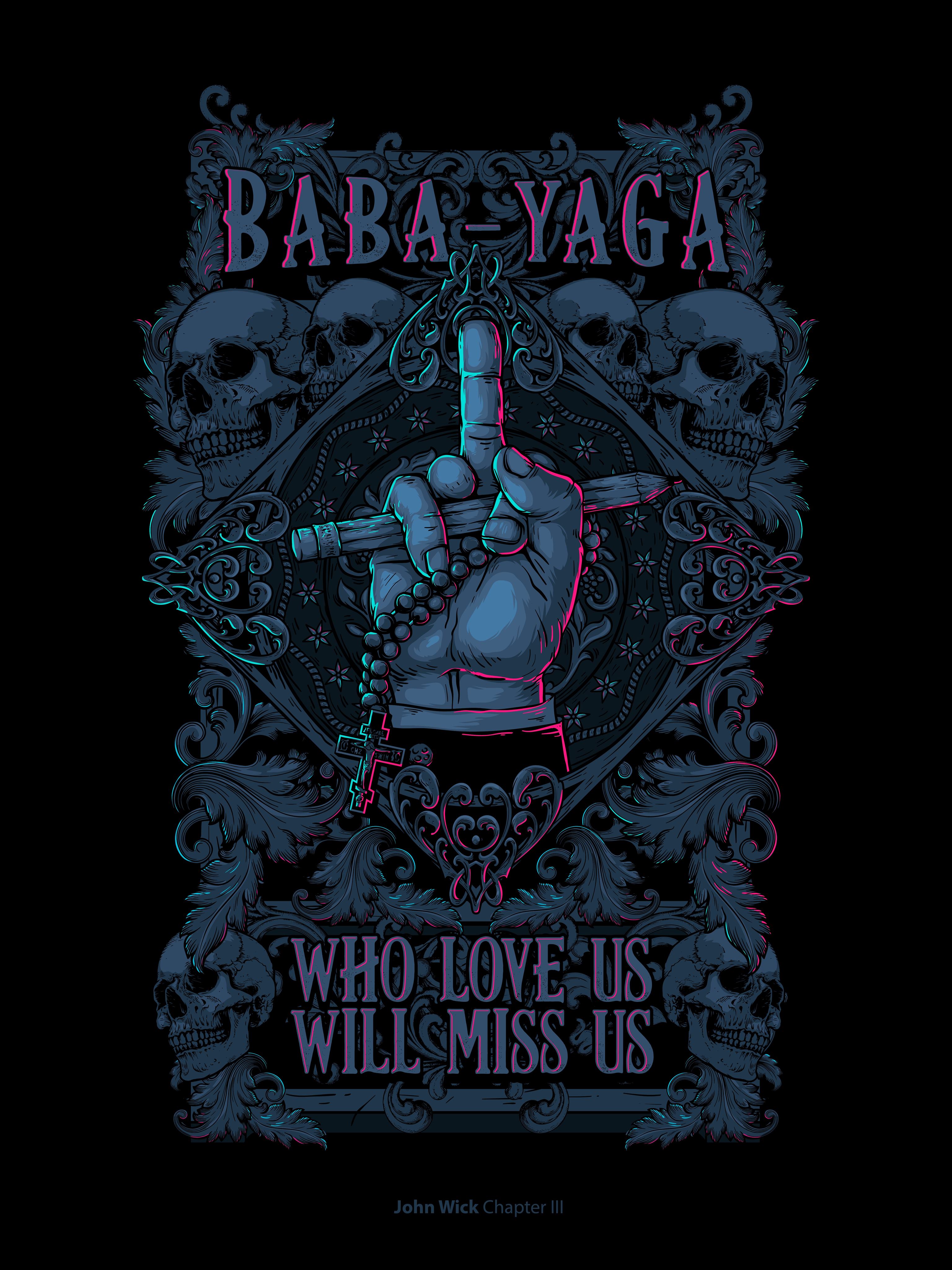 Baba-Yaga is comming, John Wick chapter 3 fanart Tshirt