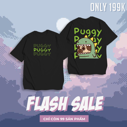 Áo Puggy Oversize T-shirt Flash Sale