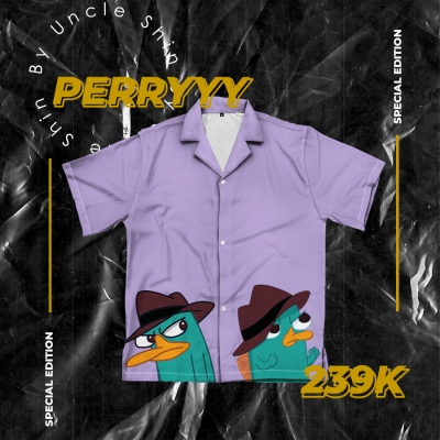 Sơ mi Perry lườm nguýt 