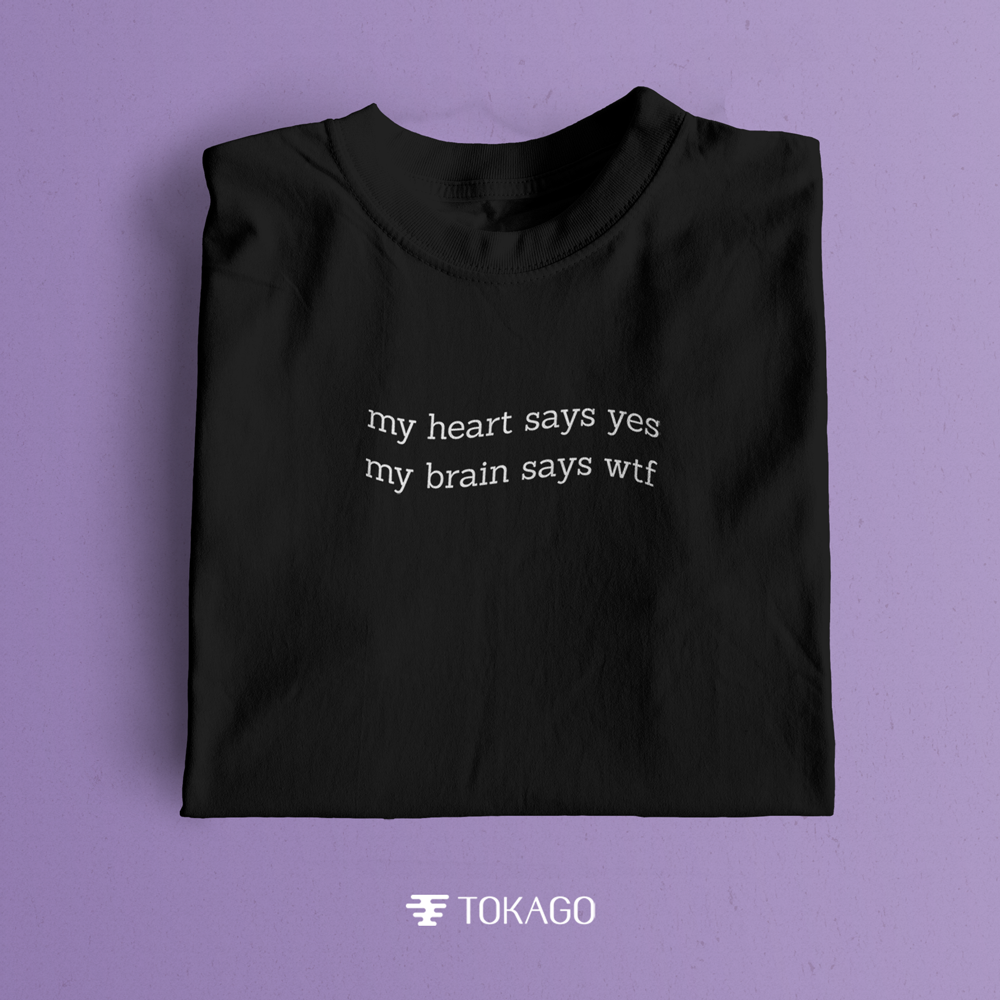 T-shirt My Heart x My Brain