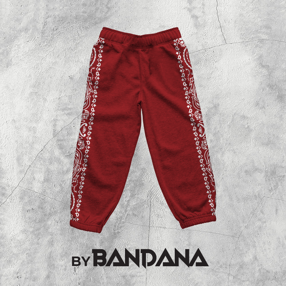 Red Bandana Print Wide Leg Pants - The Lookout Shop