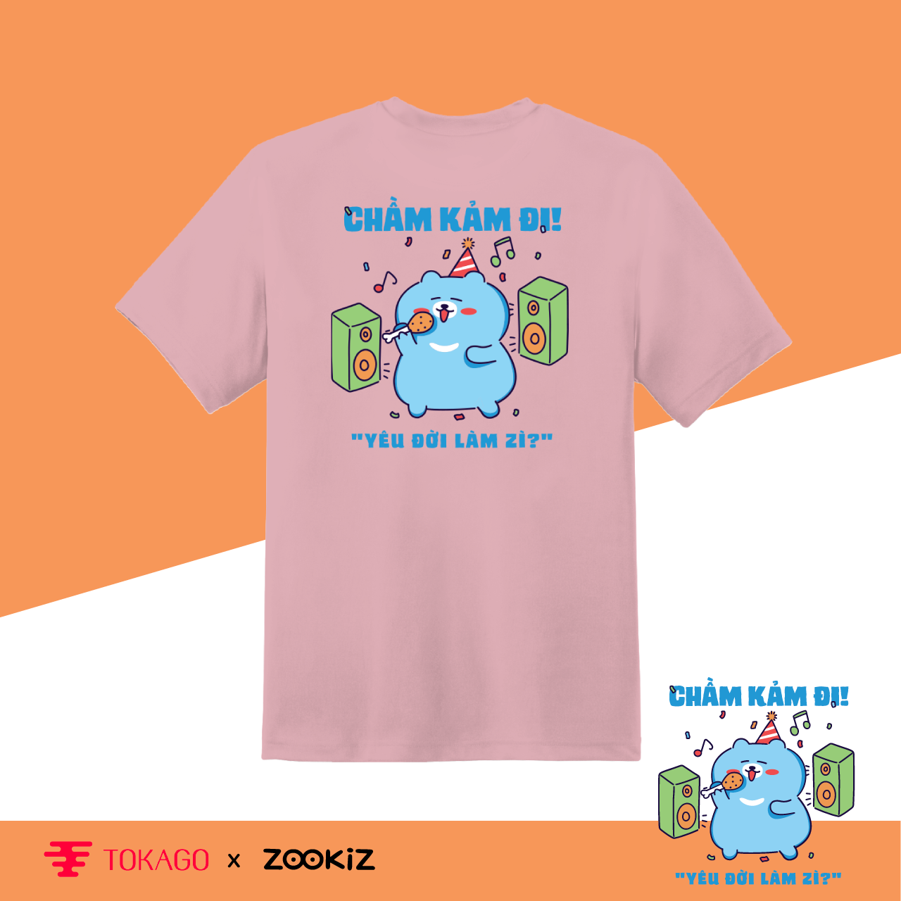 Áo T-shirt ZOOKiZ  - Mẫu Bong trầm cảm