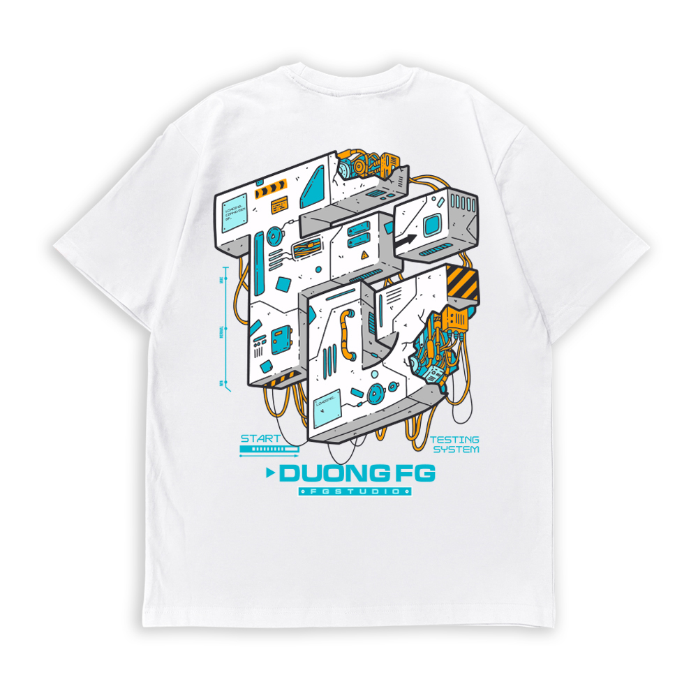 6 Years Special 3D Tshirt White