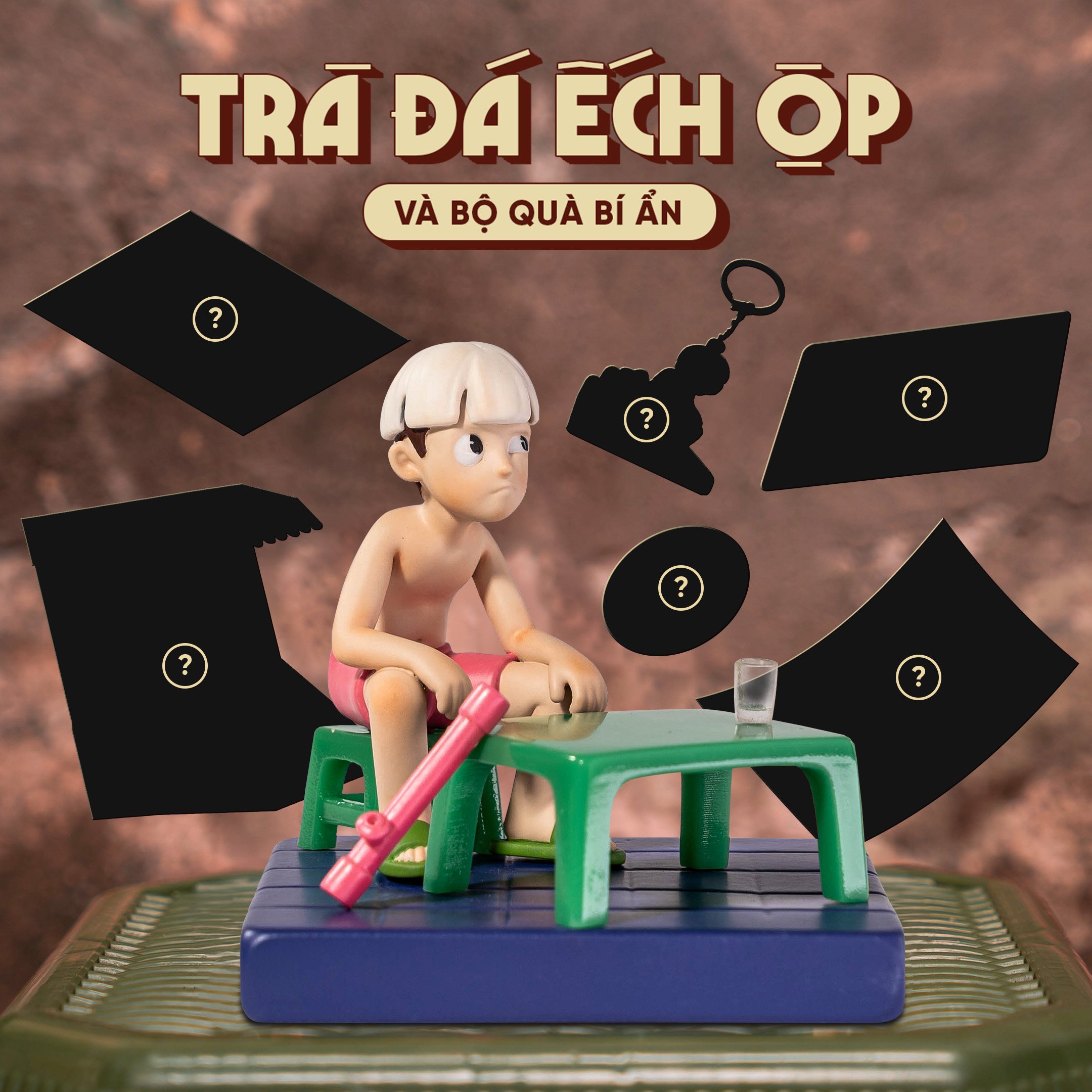 Art Toy Trà đá Ếch Ộp