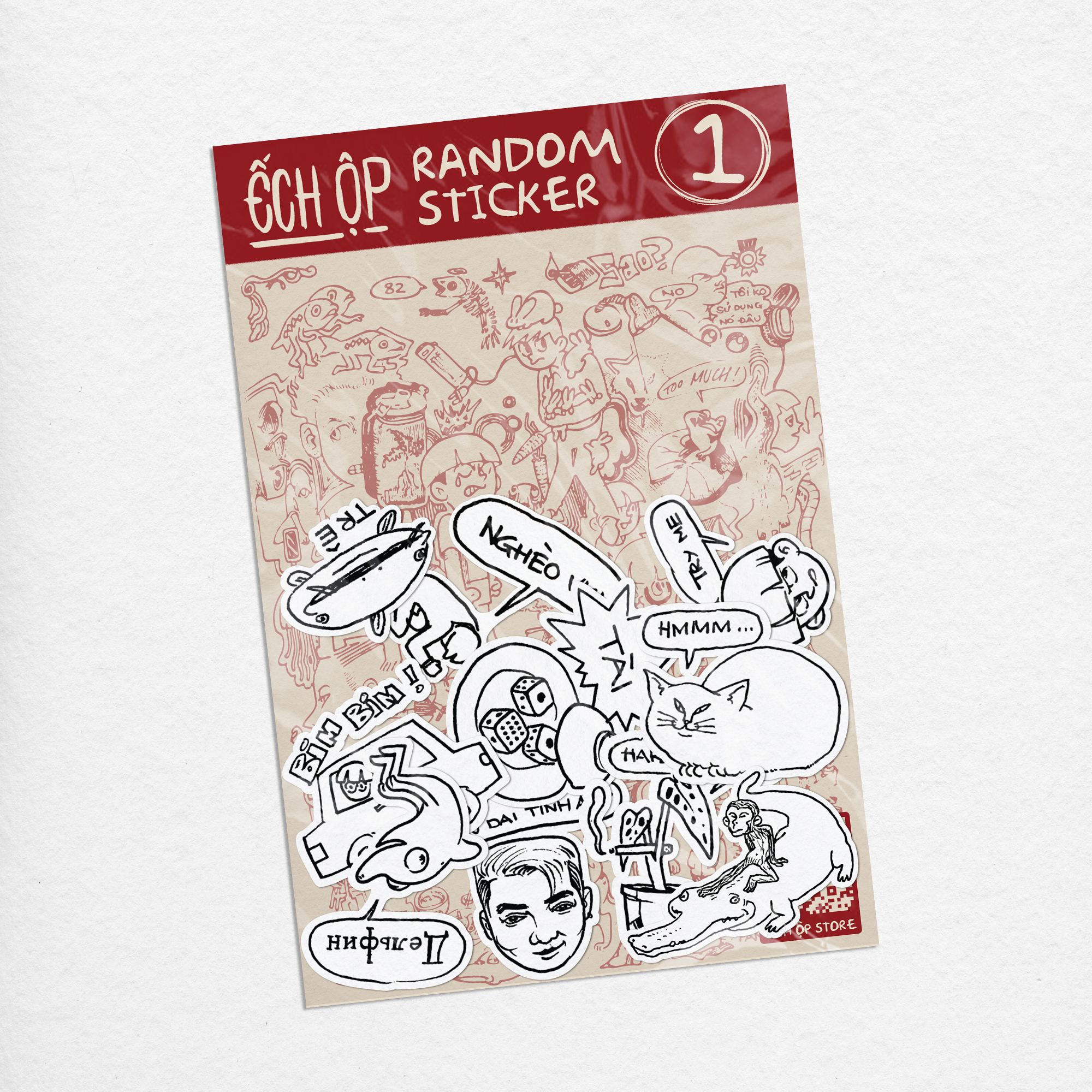 Ếch Ộp Random Stickers