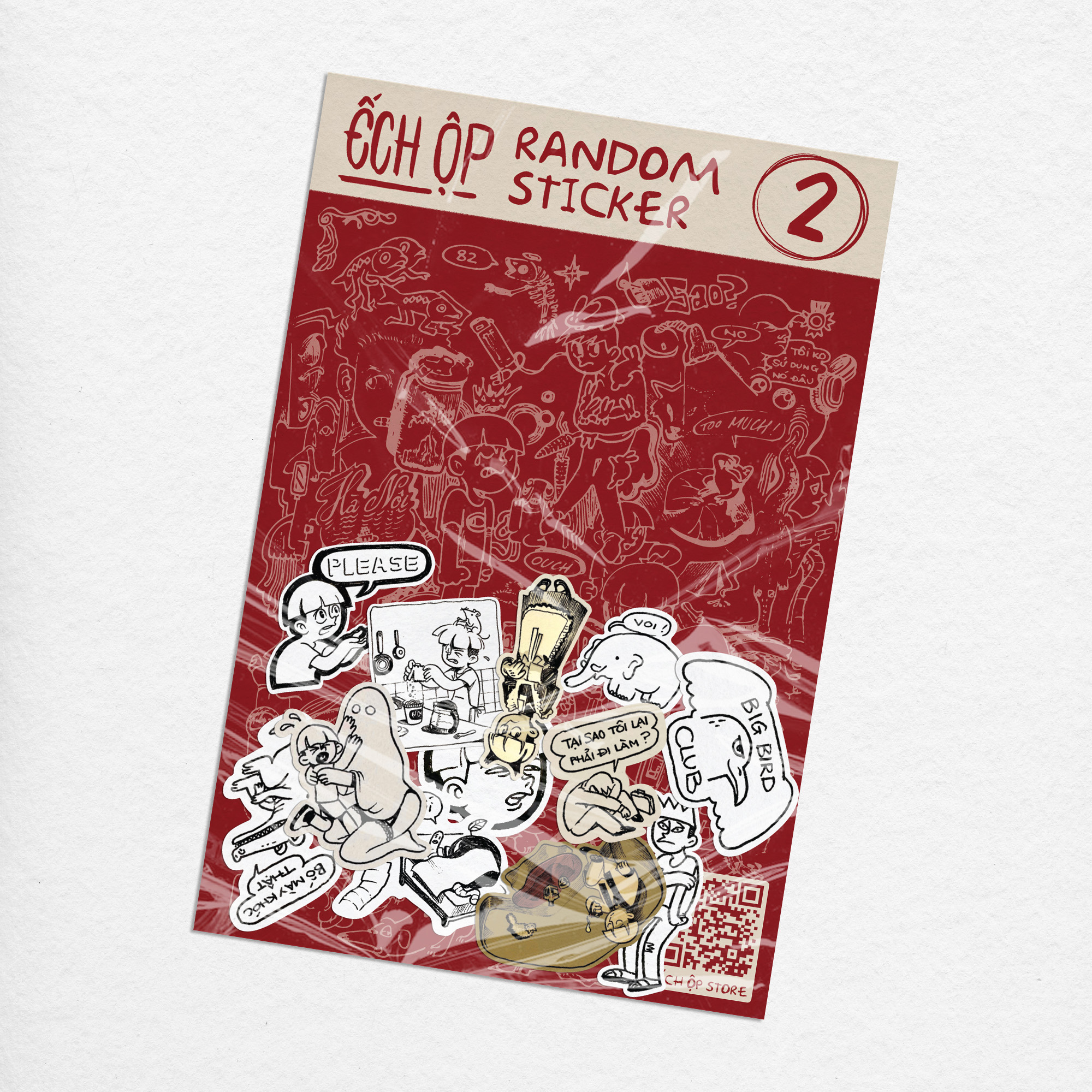 Ếch Ộp Random Stickers